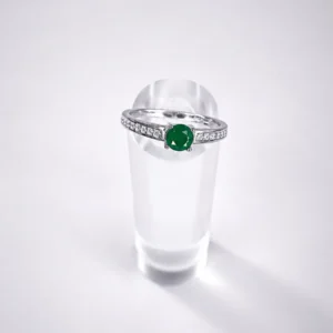 Anillo Esmeralda Vintage Filigrana