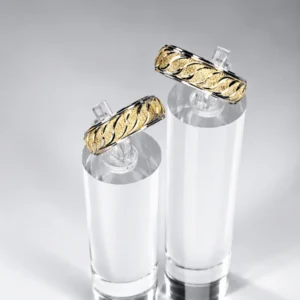 Set Argollas Labrado Diagonal Pareja