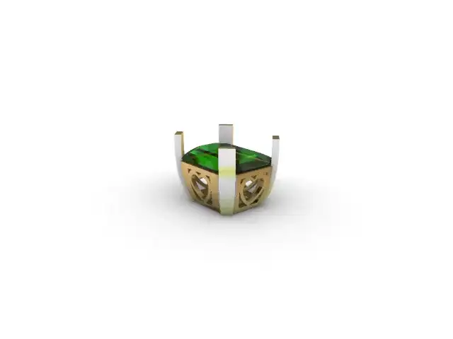 Modelado 3D de un anillo girando