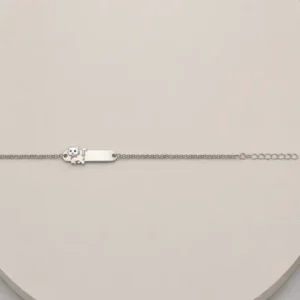 Pulsera Esclava Gatito Acostado Infantil