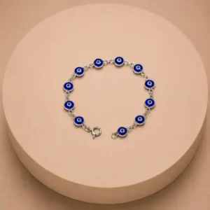 Pulsera Ojos Turcos (Nazar) Azul Cobalto