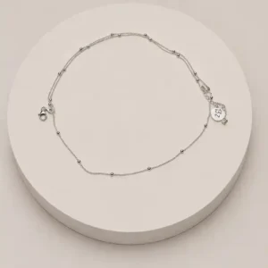 Tobillera/Pulsera Doble Romántica con Balines
