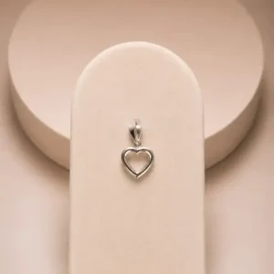 Dije Corazón Calado Plata 925