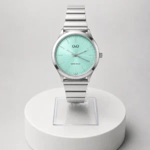 Reloj Q&Q Esfera Verde Agua Minimalista