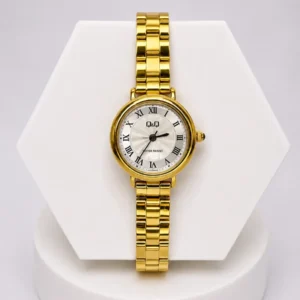 Reloj Q&Q Dorado Números Romanos Clásico